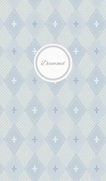 [LINE着せ替え] Diamond2 / blueの画像1