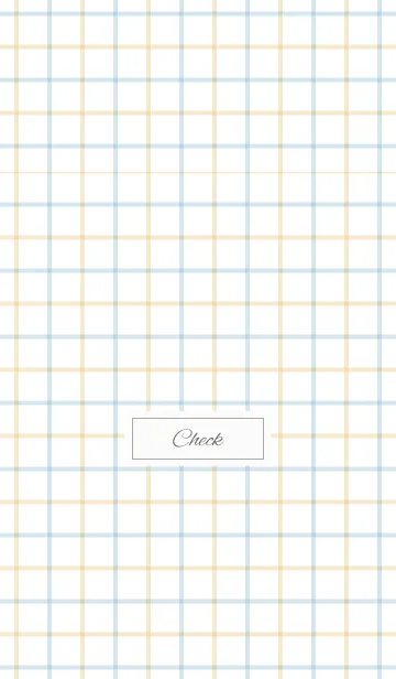 [LINE着せ替え] check3 / blueの画像1