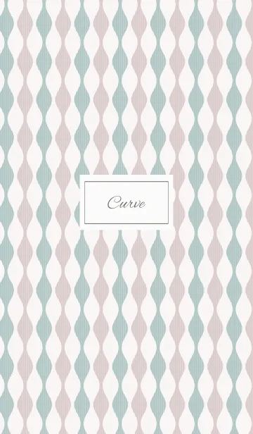 [LINE着せ替え] curve / light blue and pinkの画像1