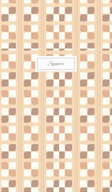 [LINE着せ替え] square / orangeの画像1