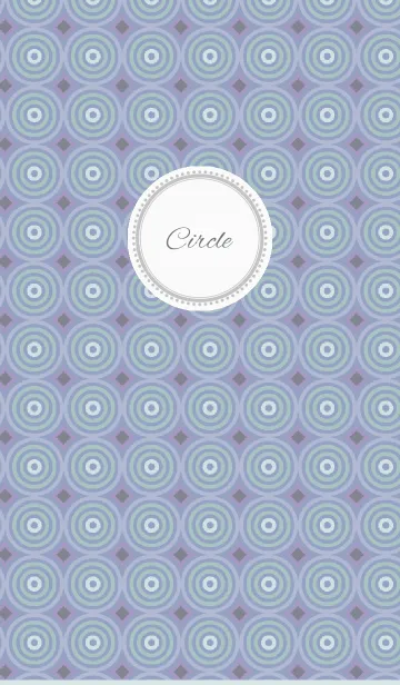 [LINE着せ替え] circle / blueの画像1