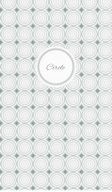 [LINE着せ替え] circle / grayの画像1