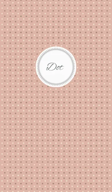 [LINE着せ替え] Dot1 / pinkの画像1