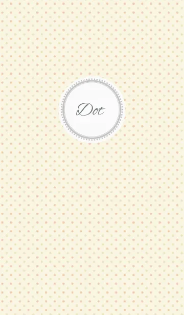 [LINE着せ替え] Dot1 / yellowの画像1
