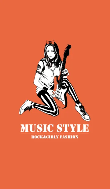 [LINE着せ替え] MUSIC STYLE ROCK＆GIRLY FASHIONの画像1