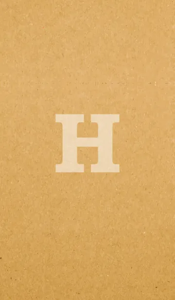 Paper Craft INITIAL -H-のLINE着せ替え