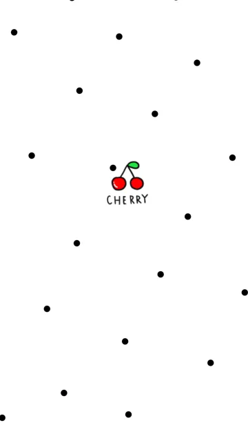 [LINE着せ替え] さくらんぼと水玉の画像1