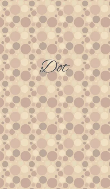 [LINE着せ替え] Dot3 / brownの画像1