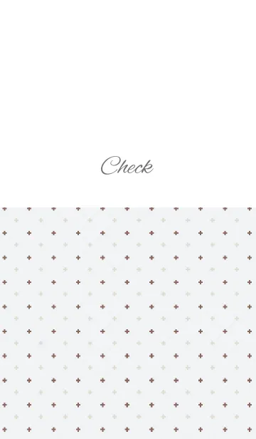 [LINE着せ替え] Check4 / light grayの画像1