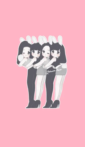 [LINE着せ替え] 黒髪讃美歌の画像1