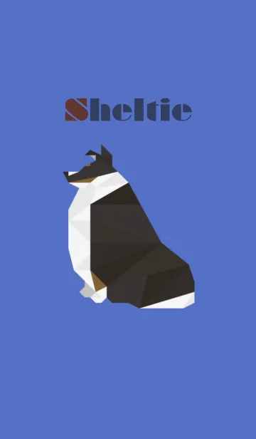 [LINE着せ替え] シェルティー（トライカラー）の画像1