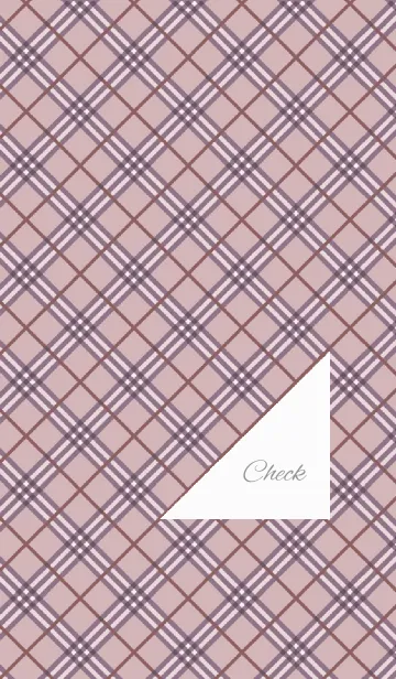[LINE着せ替え] Check5 / pinkの画像1