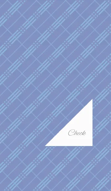 [LINE着せ替え] Check5 / blueの画像1