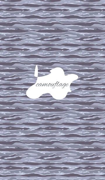 [LINE着せ替え] camouflage2 / blueの画像1