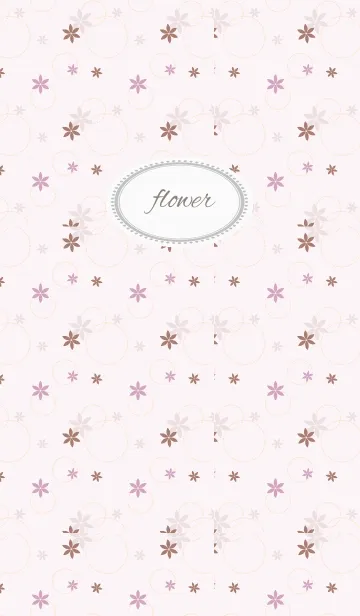 [LINE着せ替え] flower3 / pinkの画像1