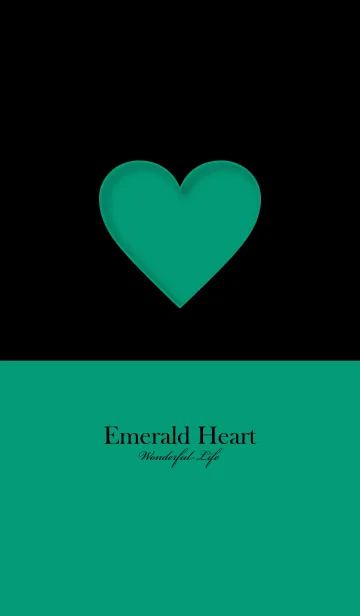 Simple Emerald Heart 3の着せ替えメイン画像