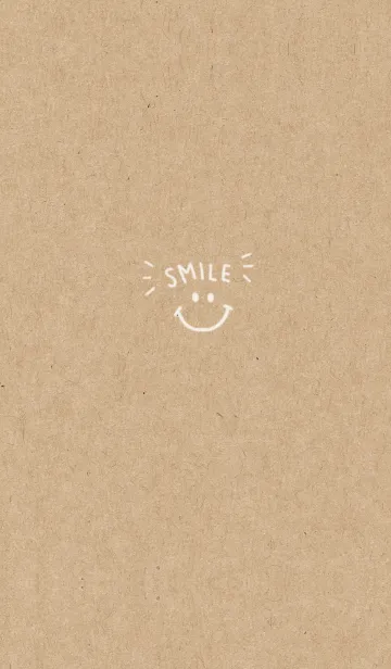 [LINE着せ替え] クラフト紙と手書きにこちゃんの画像1