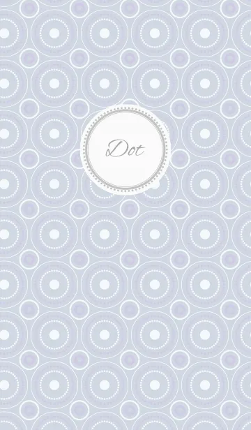 [LINE着せ替え] Dot7 / blueの画像1