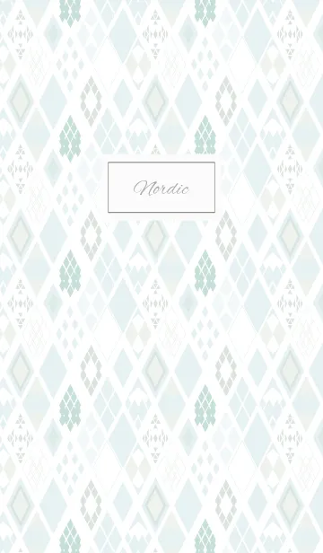 [LINE着せ替え] Nordic / light blueの画像1