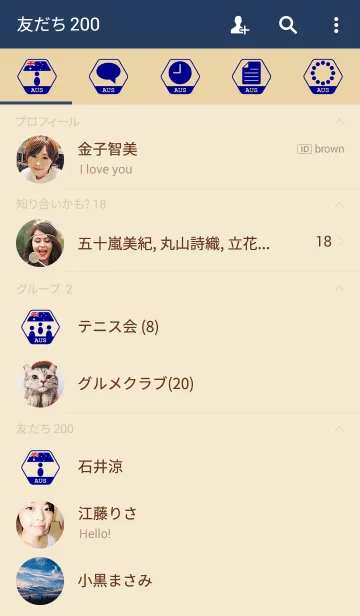 [LINE着せ替え] AUS(j)の画像2