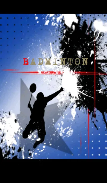 [LINE着せ替え] Splash Badminton Blue Ver.の画像1