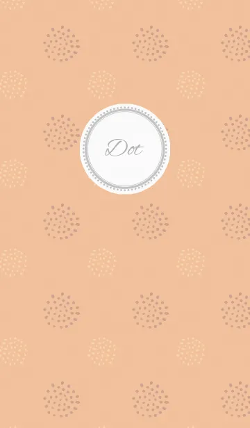 [LINE着せ替え] Dot8 / pinkの画像1