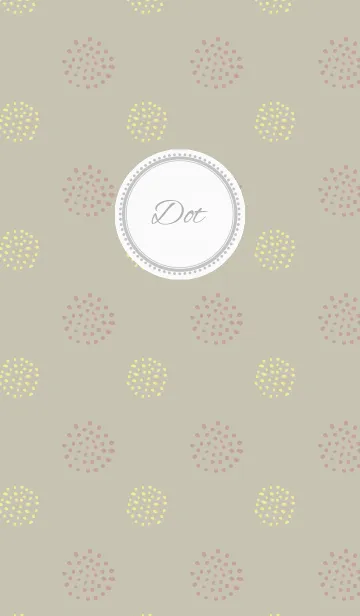 [LINE着せ替え] Dot8 / brownの画像1
