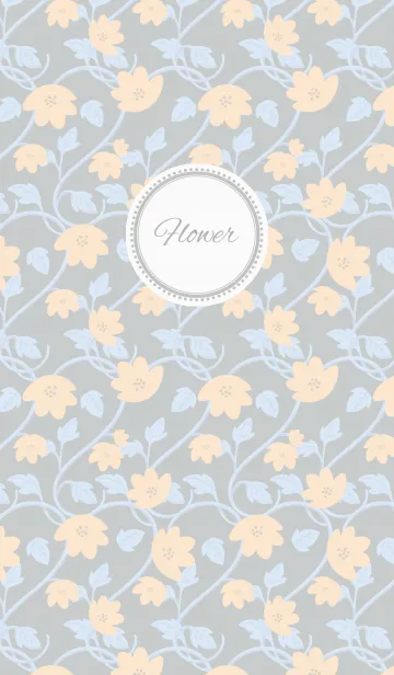 [LINE着せ替え] Flower4 / orangeの画像1