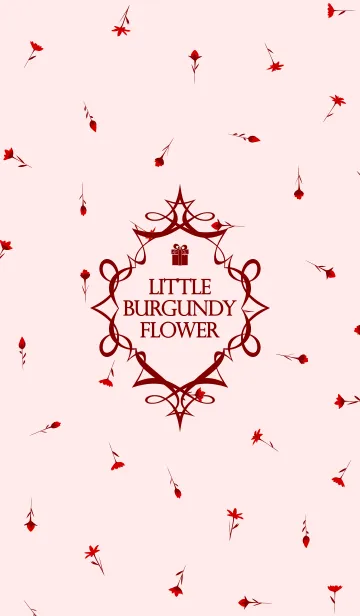 LITTLE BURGUNDY FLOWERの着せ替えメイン画像