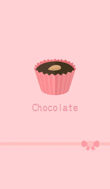 [LINE着せ替え] チョコレート ~ ピンクの画像1