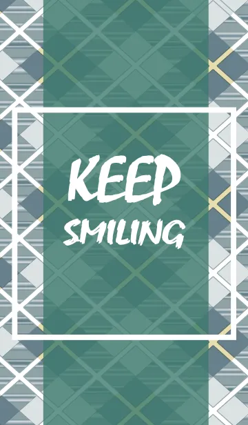 [LINE着せ替え] Keep Smiling Simple check ver.2の画像1
