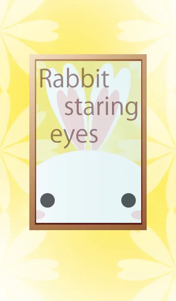 [LINE着せ替え] Rabbit staring eyesの画像1