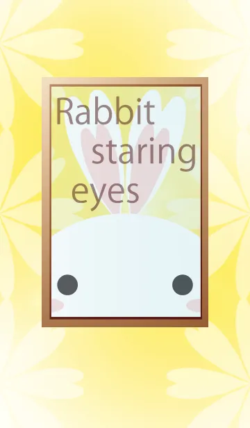 Rabbit staring eyesの着せ替えメイン画像