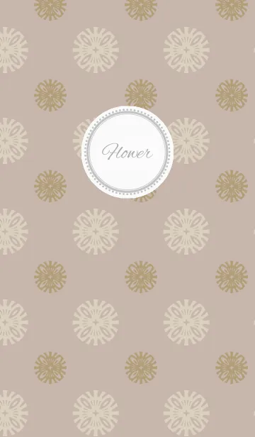 [LINE着せ替え] Flower5 / purpleの画像1