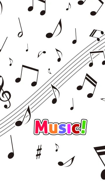 [LINE着せ替え] MUSIC ！の画像1