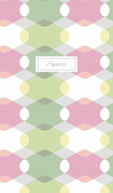 [LINE着せ替え] Square3 / pinkの画像1