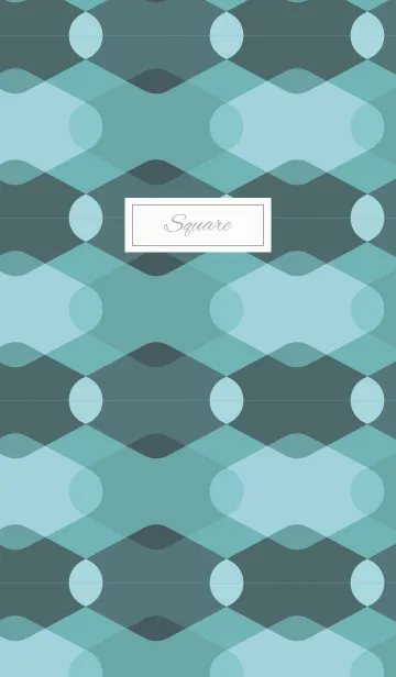 [LINE着せ替え] Square3 / blueの画像1