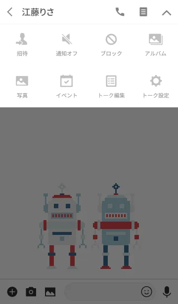 [LINE着せ替え] MR. ROBOT (WHITE)の画像4