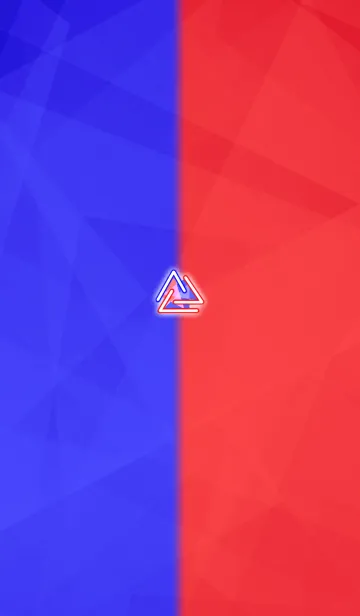 [LINE着せ替え] 赤×青 / レッド×ブルーの画像1