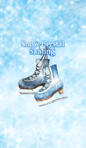 [LINE着せ替え] Snow Crystal Skatingの画像1