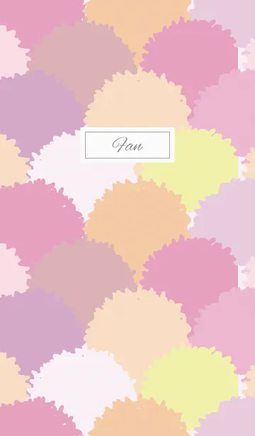 [LINE着せ替え] fan / pinkの画像1