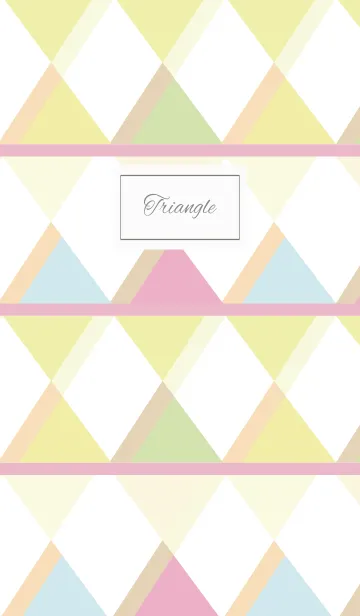 [LINE着せ替え] triangle2 / pinkの画像1