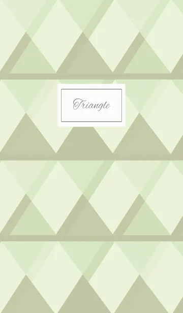 [LINE着せ替え] triangle2 / greenの画像1