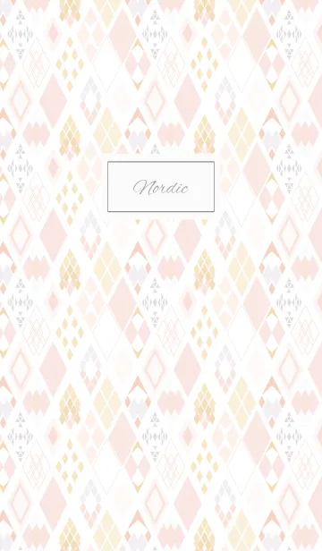 [LINE着せ替え] Nordic / pinkの画像1