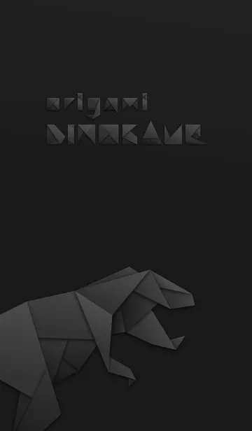 [LINE着せ替え] origami DINOSAUR 恐竜の画像1