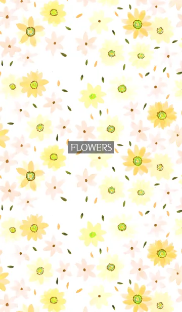 water color flowers_392のLINE着せ替え