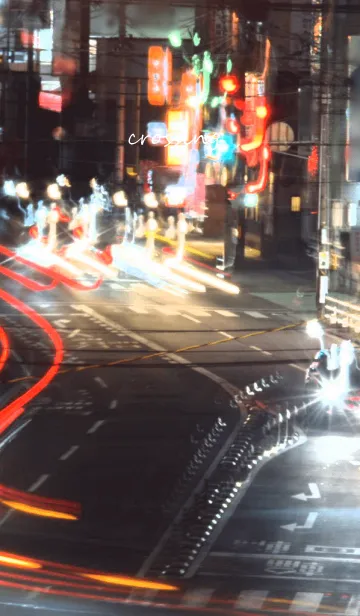 月夜に提灯の着せ替えメイン画像