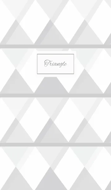 [LINE着せ替え] triangle2 / white and blackの画像1