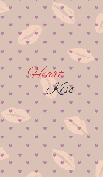 [LINE着せ替え] Kiss /pink (heart)の画像1