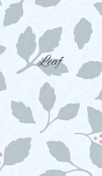 [LINE着せ替え] leaf2 / blueの画像1